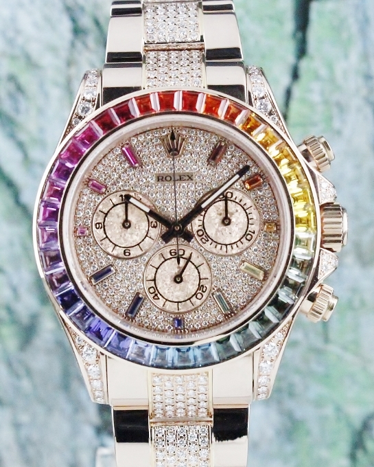 (image for) ROLEX DAYTONA RAINBOW VERSION 18K ROSE GOLD / 116505
